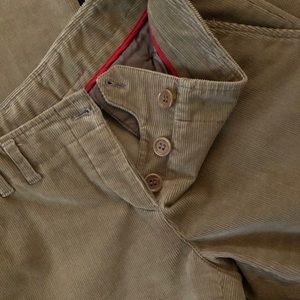 Prada khaki corduroy